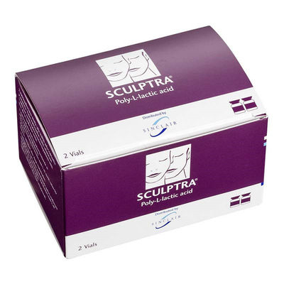 huidfiller PLLA Poly-L-Lactic Acid Demal Filler Anti-Aging Plastic Facial Surgery (2 flacons X 5 ml)