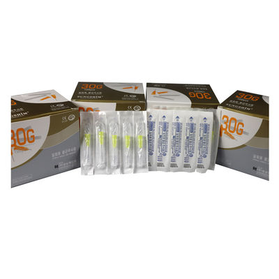 100 STUKS/Doos 30g 32g 34G 4mm 13mm 25mm Micro Naald Hypodermische Injectiespuit Naald