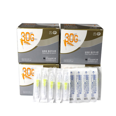 100 STUKS/Doos 30g 32g 34G 4mm 13mm 25mm Micro Naald Hypodermische Injectiespuit Naald