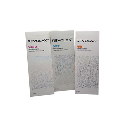 Revolax Fijn Diep sub-Q Crosslinked Hyaluronic Zure Huidvullerinjectie 24 mg/ml