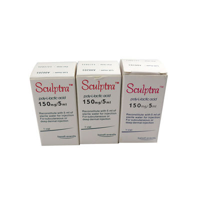 Sculptra PLLA poly-l-lactic acid 1vials x5ml demal filler anti-aging sculptra