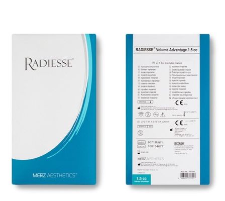 Radiesse Dermale vulmiddel stimuleert de collageenproductie 0.8cc 1.5cc 3cc Radiesse