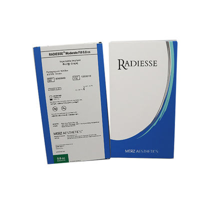 Radiesse Dermale vulmiddel stimuleert de collageenproductie 0.8cc 1.5cc 3cc Radiesse