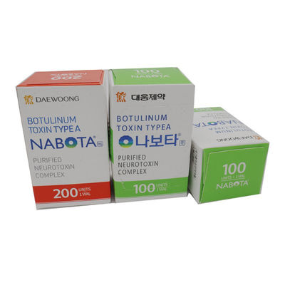 50IU 100U 150UI 200U Allergan Botox Innotox Botulax Nabota Rentox Meditoxine Hutox Toxta