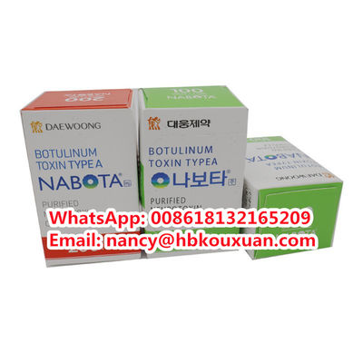 Korea Botulax 100iu 200iu Rimpeltoxine type A Meditoxine Nabota Botox
