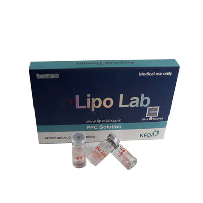 Lipo Lab Ppcs oplost cellulitis vetverlies oplossen afslanken injectie injectie injectie Lipo Lab 8ml X 10vail