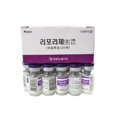 LIPORASE HYALURONIDASE: 10 FLACULE HYALURONIC ACID FILLER OF vetoplosmiddel