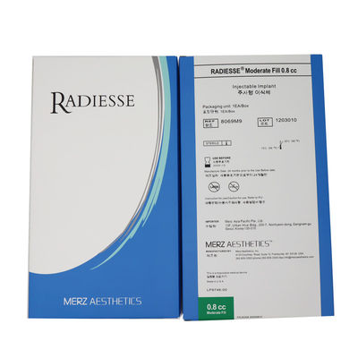 Radiesse Vermindering van rimpels en plooien Hyaluronzuur huidvuller 1,5 ml 0,8 ml