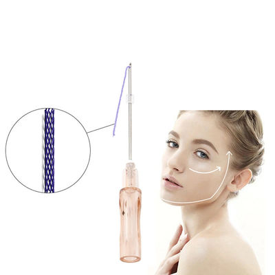 Stabiel Absorbeerbaar Korea Barbed 4D Cog W Blunt Pcl Pdo draad voor wangheffen Lifting Body Tightening