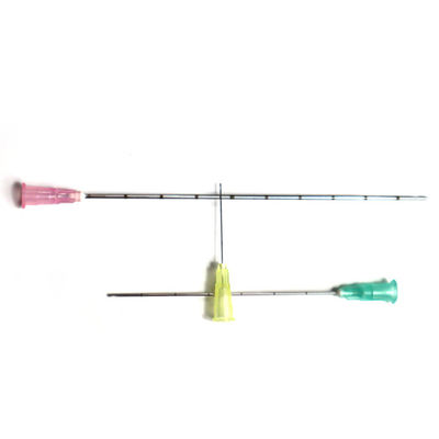 Eenmalige esthetische kliniek Stomp naald 25g 50mm Steriele fijne micro cannulas