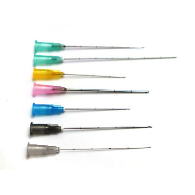 Hypodermische wegwerp-micro-cannula naald stomp punt met flexibele