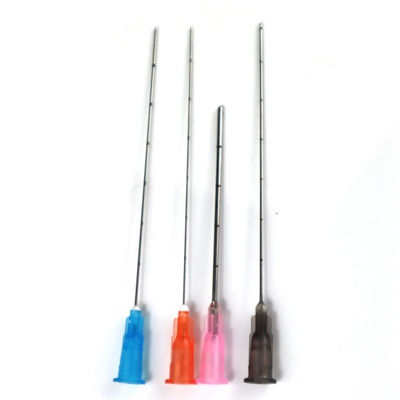 Korea hoogwaardige canule naald 18g 25g 22g 50mm 70mm micro stomp canule naald