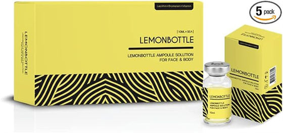 Aqualyx Gewichtsverlies Vetoplosbare Injecties 8Ml X 10vail Aqualyx Injectie Lemon Fles