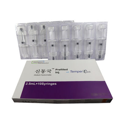 Natriumhyaluronate 25 mg/2,5 ml Hyaron voorgevulde injectie Injectie Huidverjonging