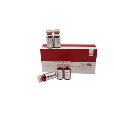 Rode ampuloplossing Lichaamsbewerking &amp; afslanking Lipolytisch lichaamsvet oplossen