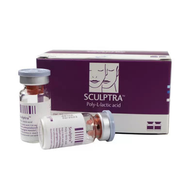 2 injectieflaconen poeder sculptra Plla Polylactic Acid Stimulate Collagen Sculptra