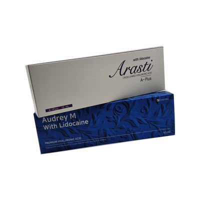 Koreaanse vulstoffen Hyaluronzuur injectie Audrey M Met Lidocai 10 ml Body Filler
