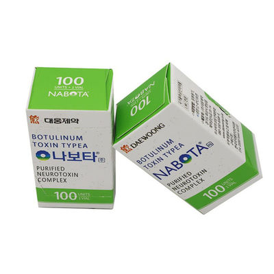 50IU 100U 150UI 200U Allergan Botox Botulinum Toxin Type A Innotox Botulax Nabota Rentox Meditox BTX