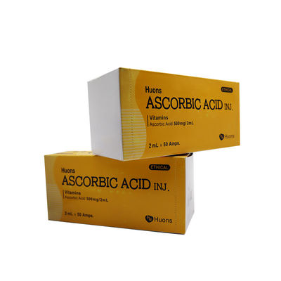 Huons Ascorbinezuur Zuivere vitamine C Vc Bleek smeer Injectie 50 ampullen