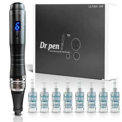 Dr. Pen Ultima M8 Professional Microneedling Dermapen USB oplaadbare 5pcs 32Pin cartridge naald