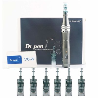 Dr. Pen Ultima M8 Professional Microneedling Dermapen USB oplaadbare 5pcs 32Pin cartridge naald