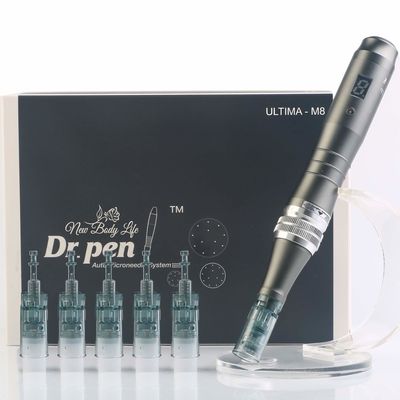 Dr. Pen Ultima M8 Professional Microneedling Dermapen USB oplaadbare 5pcs 32Pin cartridge naald