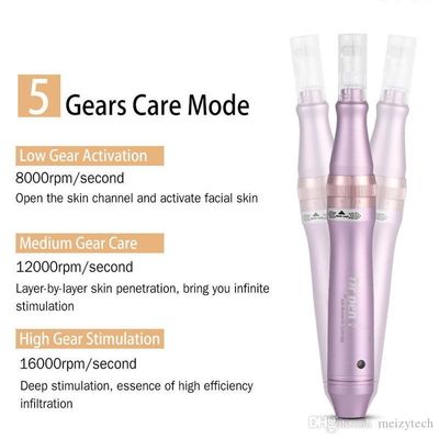 ULTIMA-M7-W Draadloze elektrische Derma Pen Auto Microneedle System Gift