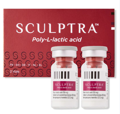 Sculptra Poly- L- melkzuur 2 X 5 ml injectieflaconen Hyaluronzuur Wrinkle Fillers