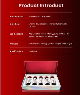 The Red Ampoule  Sloution Fat Loss Weight Lipo Lab For Body Breast Neck