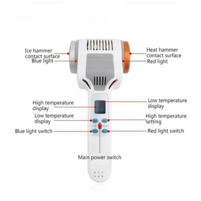 Hete koude hamer ultrasone cryotherapie LED gezichtshuidverjonging hefmachine
