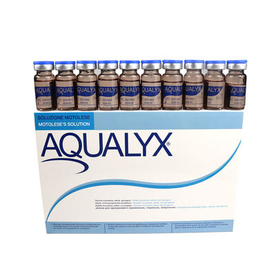 Aqualyx vetoplosbare injecties kabelline injecteerbare lipolyse ppcs oplossingverlies gewicht 8ml x 10 fles AQUALYX