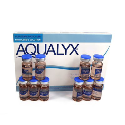 Aqualyx vetoplosbare injecties kabelline injecteerbare lipolyse ppcs oplossingverlies gewicht 8ml x 10 fles AQUALYX