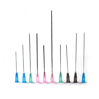 Groothandel roestvrij staal huidvuller Gezichtsvuller 22g 23g 25g 38mm 50mm Flexible Fine Blunt Micro Tip Cannula Needl