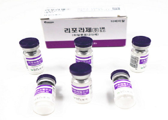 Diepe rimpel Liporase Hyaluronidase Filler Solvent 5 ml X 10 flacons