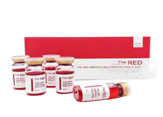 10 ml vetoplosbare injecties De rode ampuloplossing