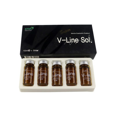 5pcs*10ml Vetoplosbare Injecties Gezicht Lipolytische Super V Lijn Sol