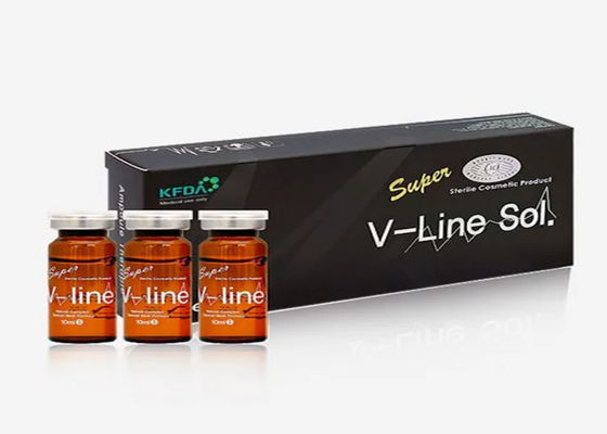 5pcs*10ml Vetoplosbare Injecties Gezicht Lipolytische Super V Lijn Sol