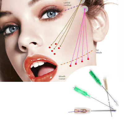 Absorbeerbare Cog 4D 21g 60mm Brabed Brow Neck Lift Cheek Face Lifting Cog 4D Pdo