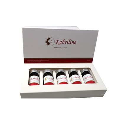 Kabelline vetoplosbare injecties 5 flacons X8ml Lijst en lichaamsslankingsoplossing Contouring Serum Schoonheidsproducten