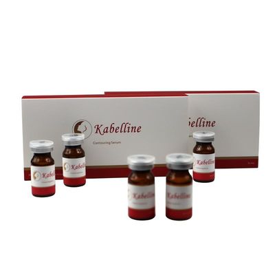 Kabelline vetoplosbare injecties 5 flacons X8ml Lijst en lichaamsslankingsoplossing Contouring Serum Schoonheidsproducten