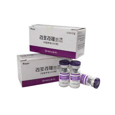 Liporase 1500IU 10 injectieflaconen Hyaluronzuur Dermale vulmiddel
