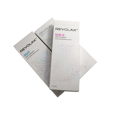 Hoge zuiverheid hyaluronzuur huid vulmiddel Revolax 1.1 ml diep sub-Q voor lippen