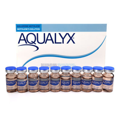 Aqualyx 10 X 8 ml injectieflacons Vetoplosbare injecties voor gezicht en lichaam