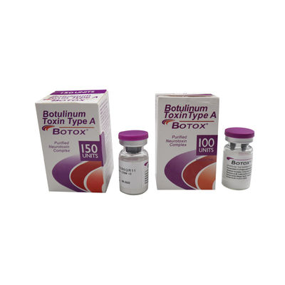 B 100iu 150iu Botulinum Toxin injecties Voor rimpels Verwijder huidverzorging