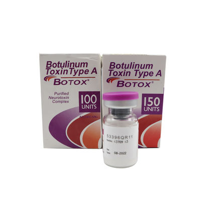 B 100iu 150iu Botulinum Toxin injecties Voor rimpels Verwijder huidverzorging