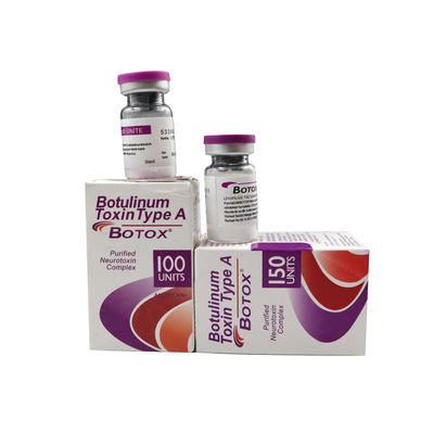 B 100iu 150iu Botulinum Toxin injecties Voor rimpels Verwijder huidverzorging