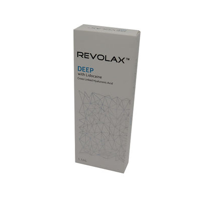 Dermale vulmiddel Anti Aging Injectievulmiddel HA 1.1 ml Revolax FINE DEEP Sub-Q Wrinkles Filler