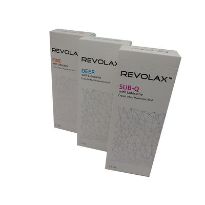 Dermale vulmiddel Anti Aging Injectievulmiddel HA 1.1 ml Revolax FINE DEEP Sub-Q Wrinkles Filler