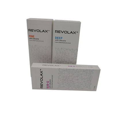 Dermale vulmiddel Anti Aging Injectievulmiddel HA 1.1 ml Revolax FINE DEEP Sub-Q Wrinkles Filler