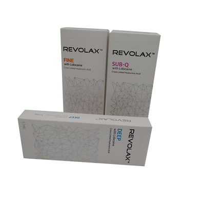 Dermale vulmiddel Anti Aging Injectievulmiddel HA 1.1 ml Revolax FINE DEEP Sub-Q Wrinkles Filler
